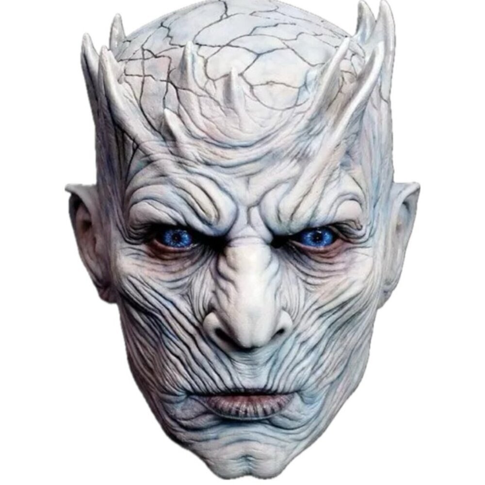 GAME OF THRONES NIGHT KING LATEX MASK ADULT SIZE REALISTIC GOTHIC‎ COLLECTIBLE